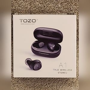 Tozo A1 Mini Wireless Earbuds, Black, NWT